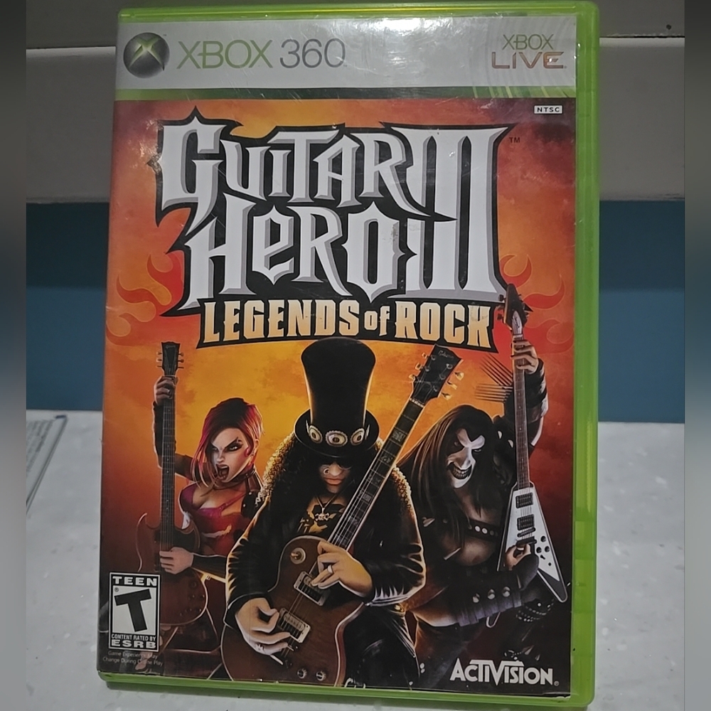 Guitar Hero III: Legends of Rock for Xbox 360 - Green Case